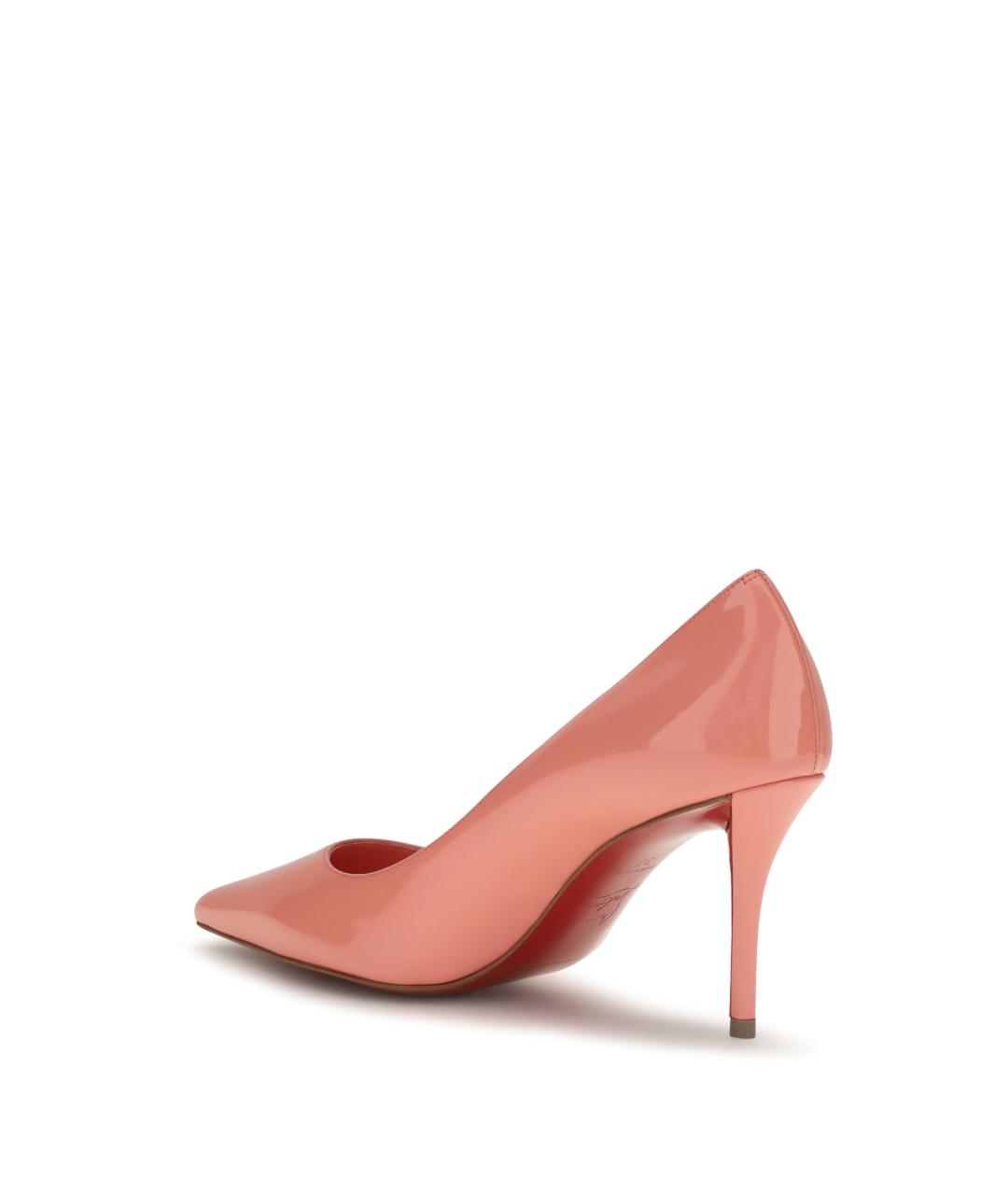 CHRISTIAN LOUBOUTIN Коралловые туфли из лакированной кожи, фото 3