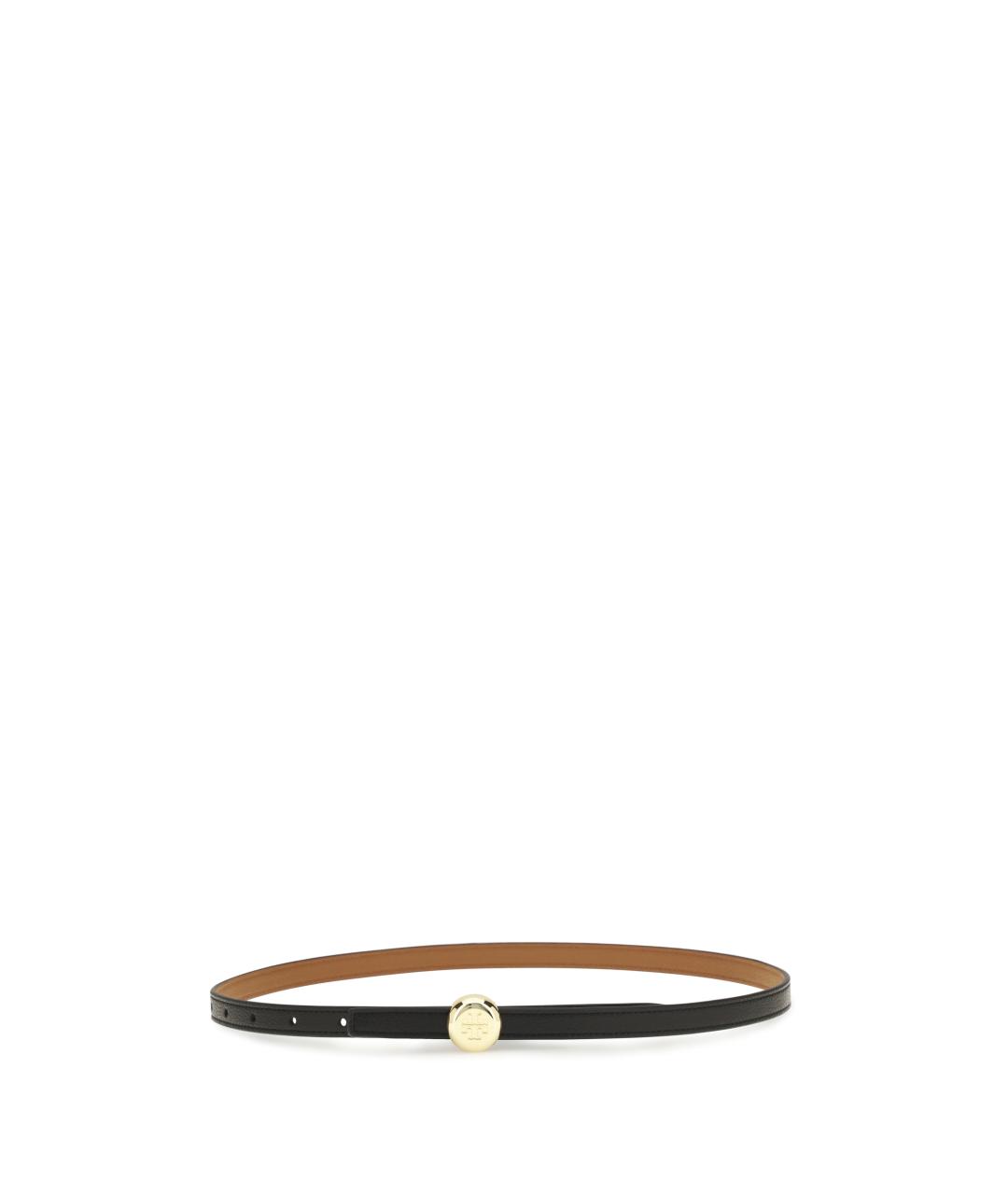 TORY BURCH Черный кожаный ремень, фото 2