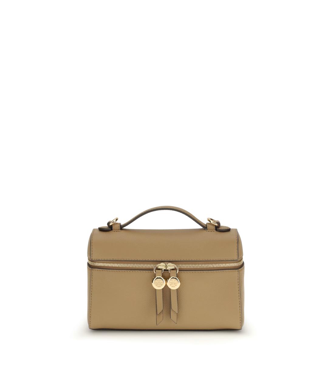 TORY BURCH Горчичная кожаная сумка через плечо, фото 1