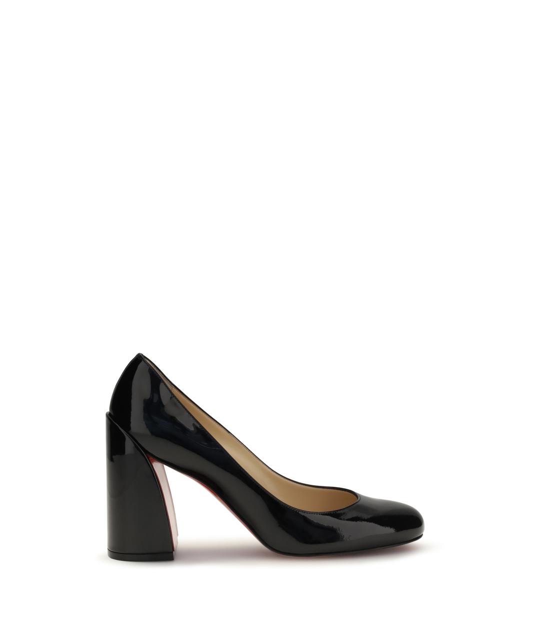 CHRISTIAN LOUBOUTIN Черные туфли из лакированной кожи, фото 1
