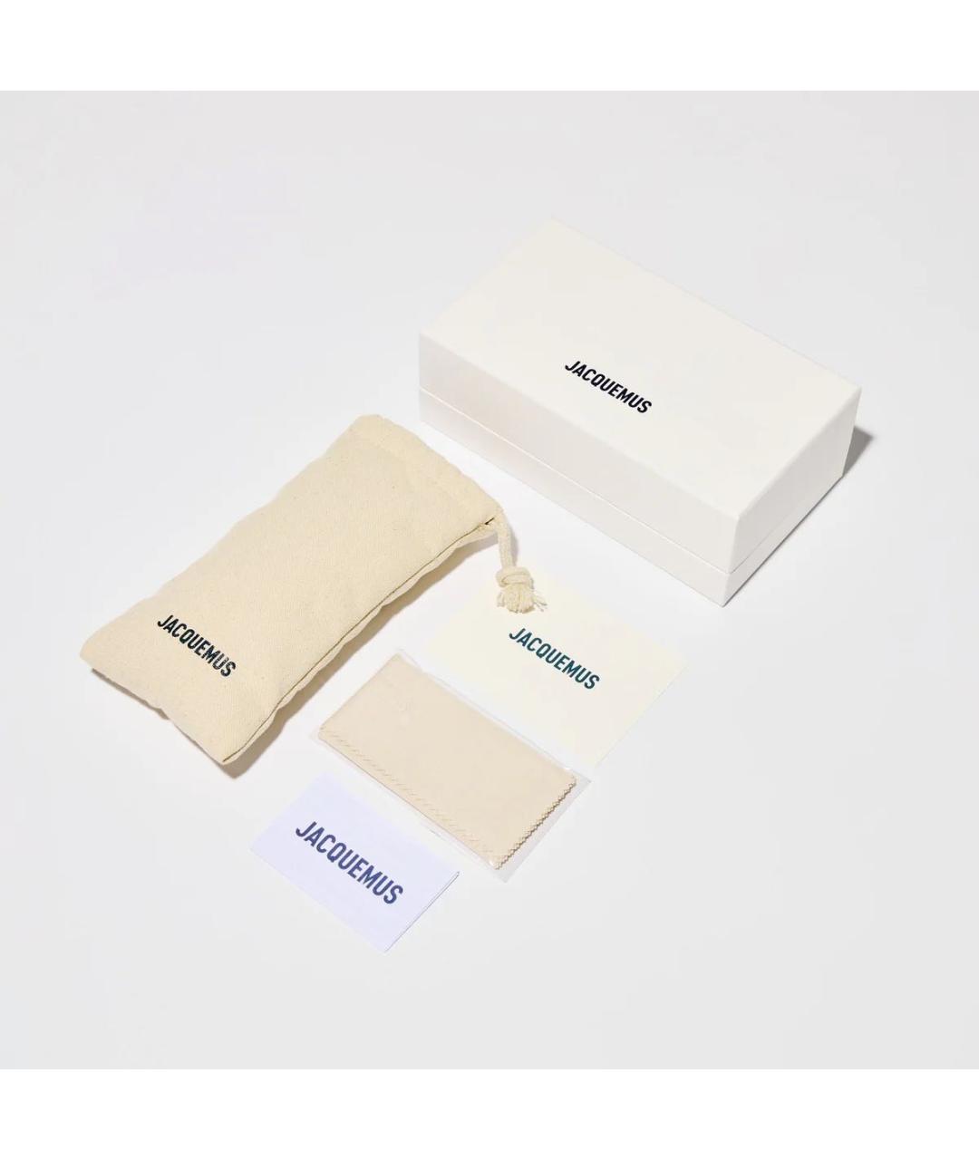 JACQUEMUS Черные пластиковые солнцезащитные очки, фото 4
