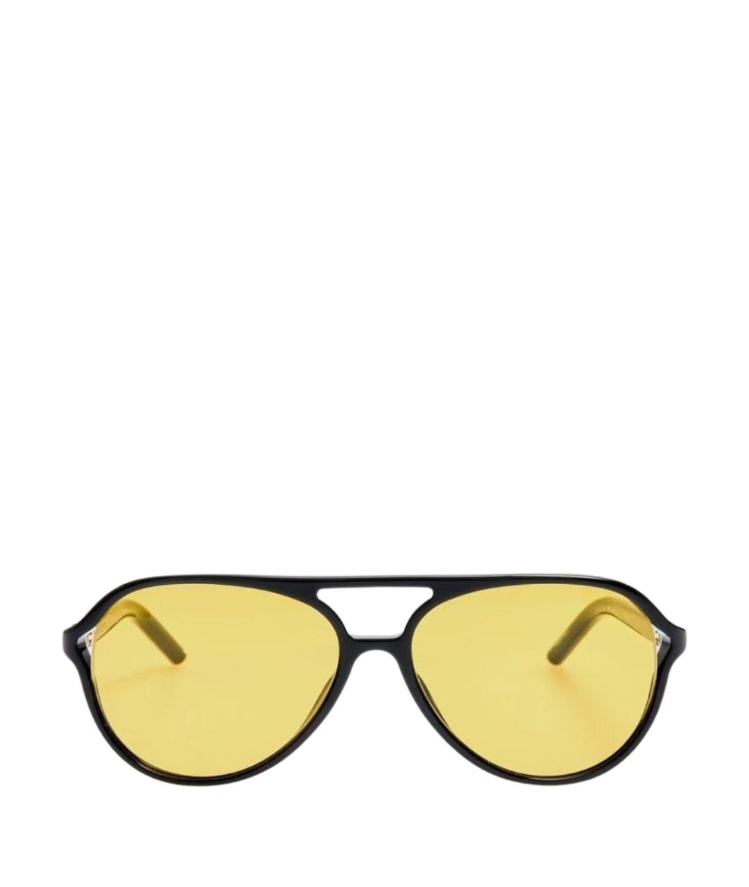 JACQUEMUS Черные пластиковые солнцезащитные очки, фото 1