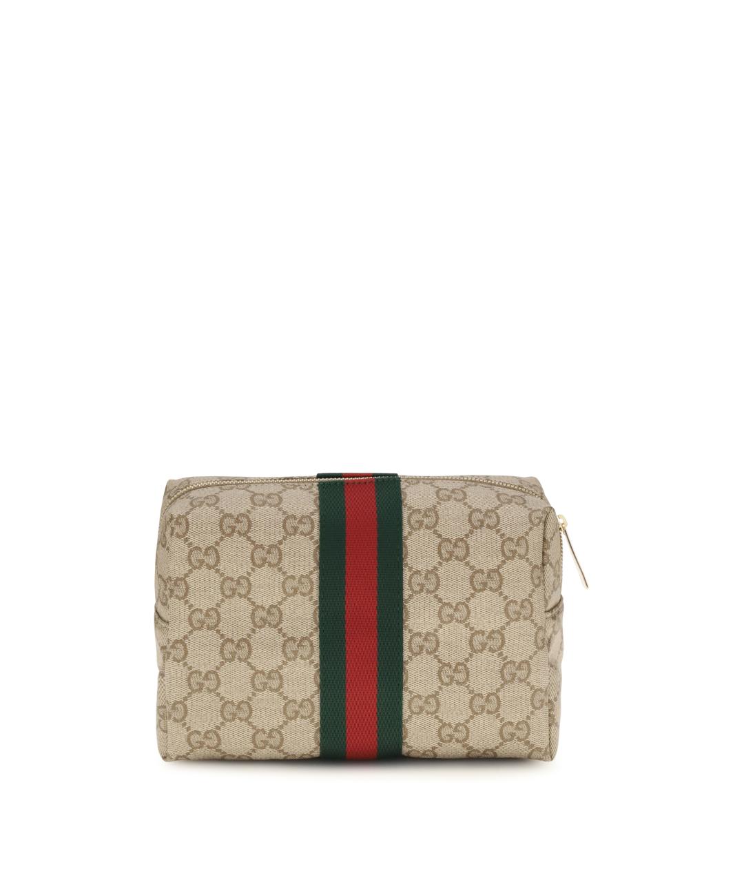 GUCCI Бежевая косметичка, фото 1