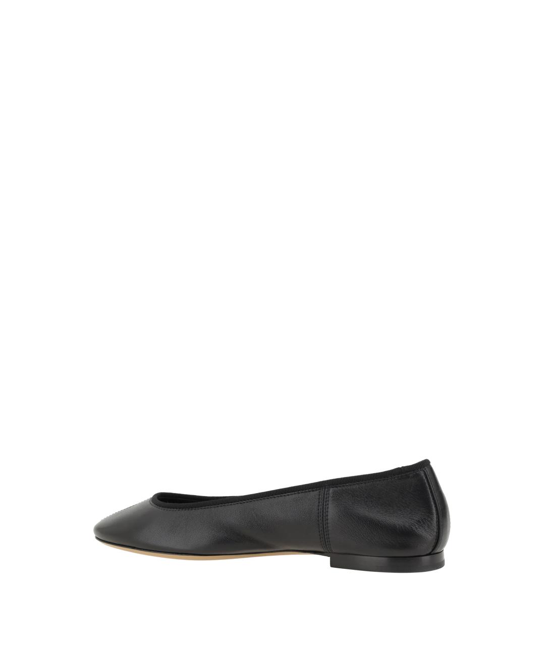 PHOEBE PHILO Черные кожаные балетки, фото 3