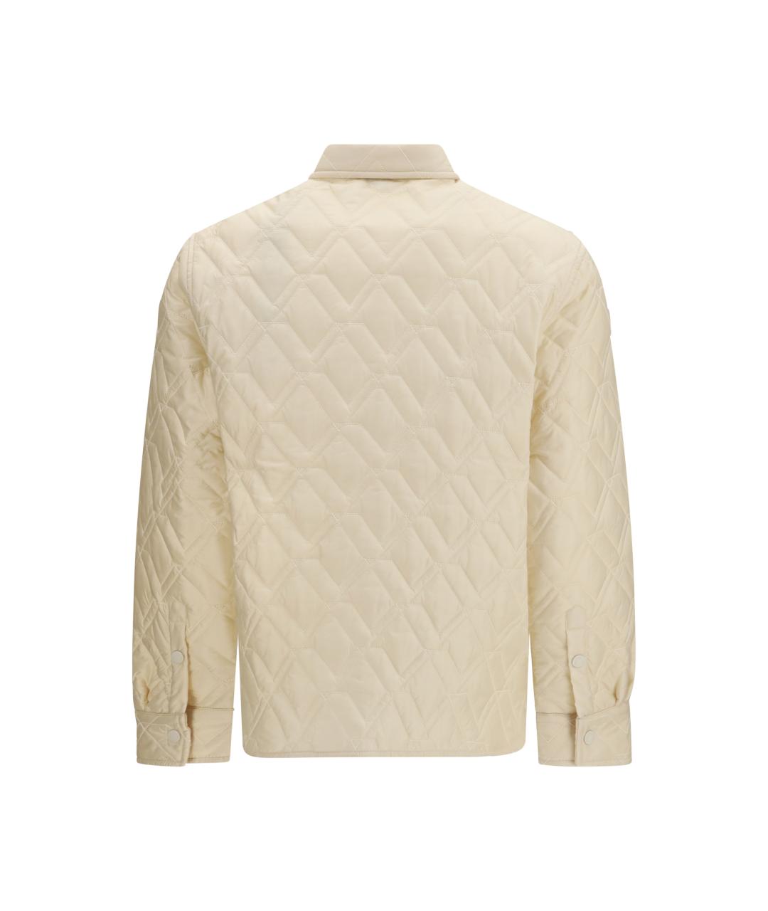 MONCLER Белая синтетическая куртка, фото 2