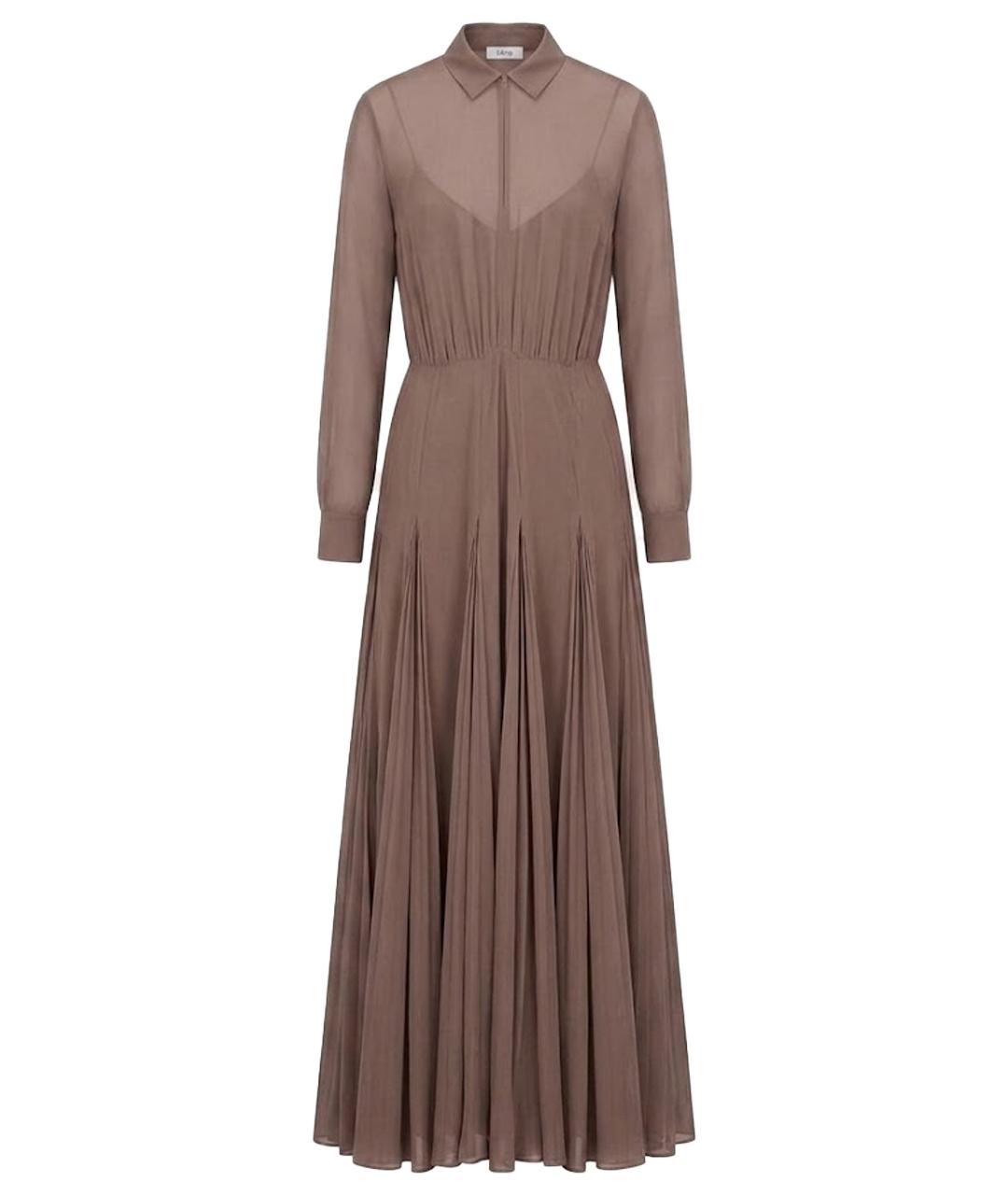 CHRISTIAN DIOR Коричневое платье, фото 1