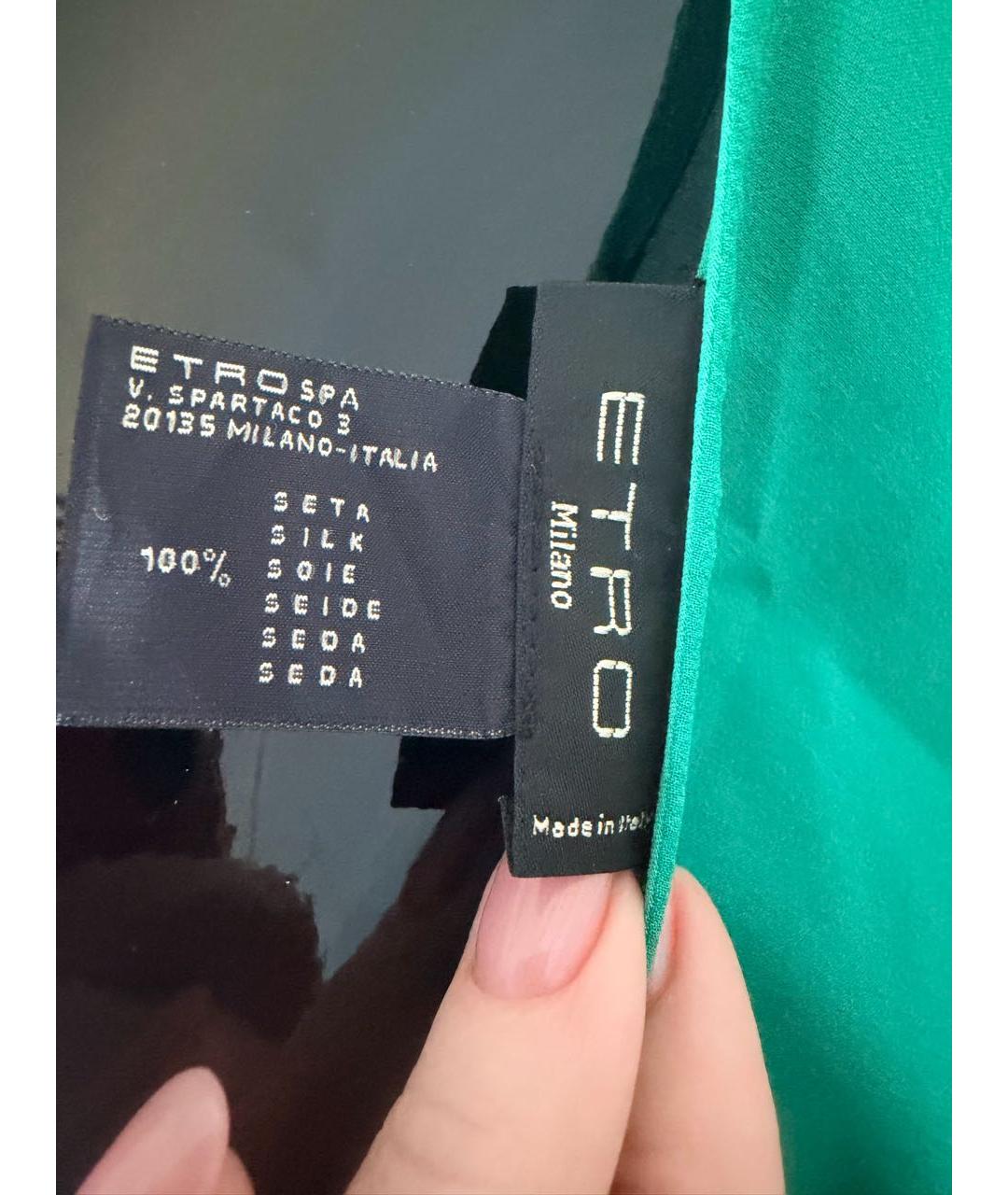 ETRO Мульти шелковая туника, фото 3