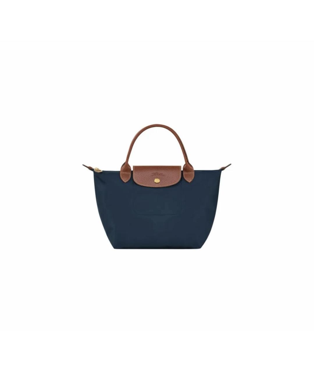 LONGCHAMP Темно-синяя сумка тоут, фото 9