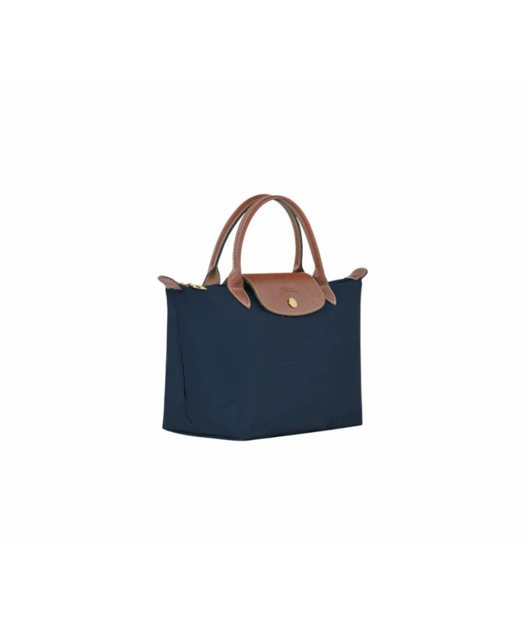 LONGCHAMP Темно-синяя сумка тоут, фото 2