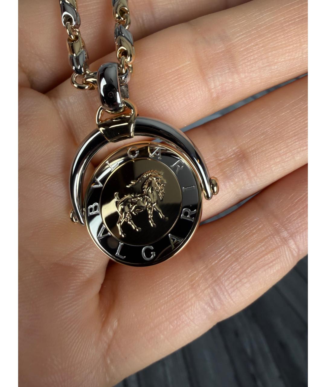 BVLGARI Золотая подвеска из желтого золота, фото 3