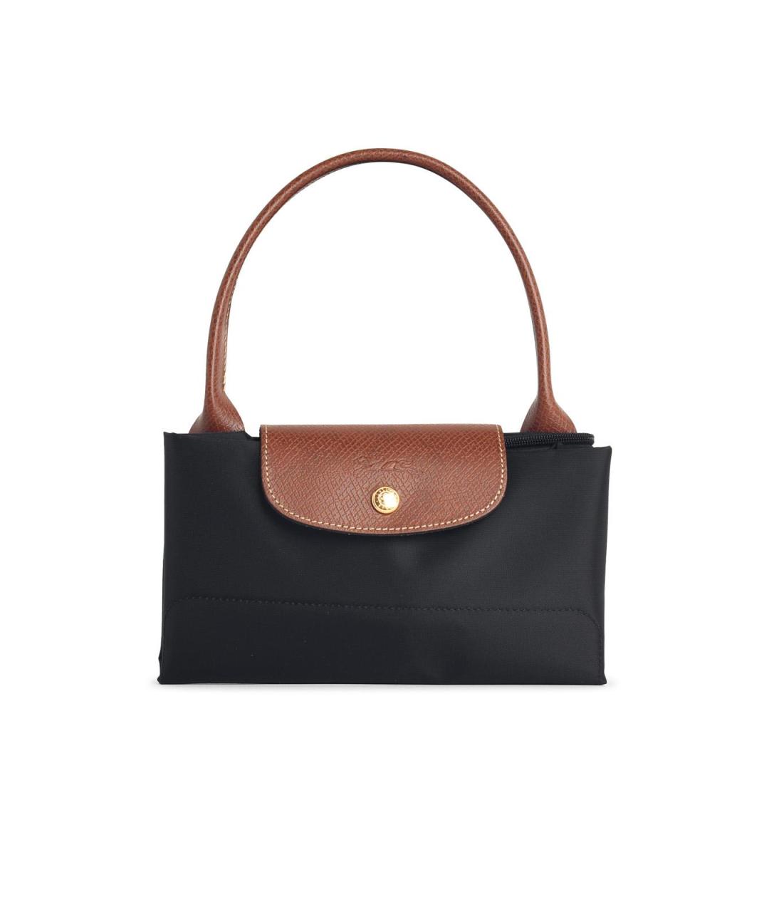 LONGCHAMP Черная синтетическая сумка тоут, фото 1