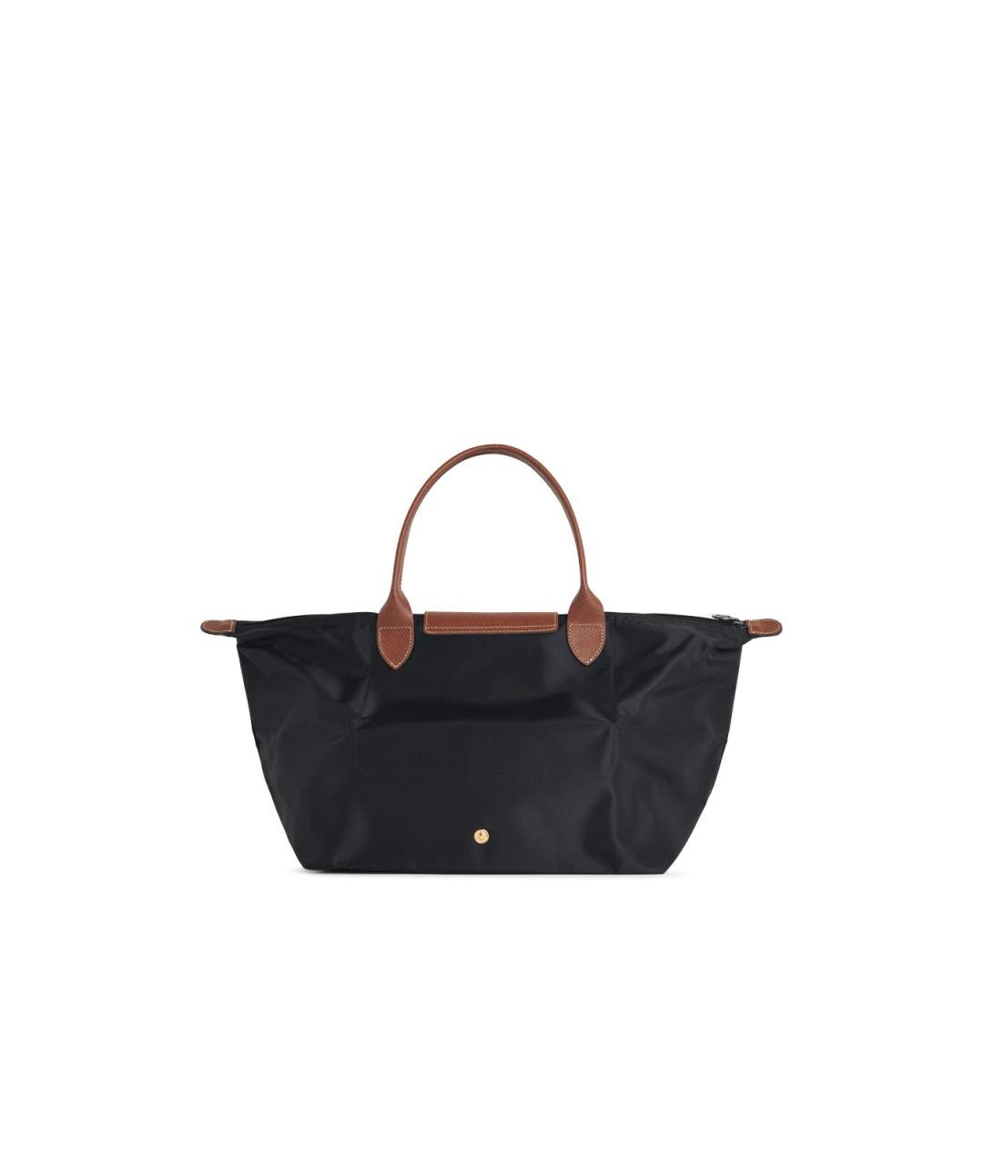 LONGCHAMP Черная синтетическая сумка тоут, фото 3