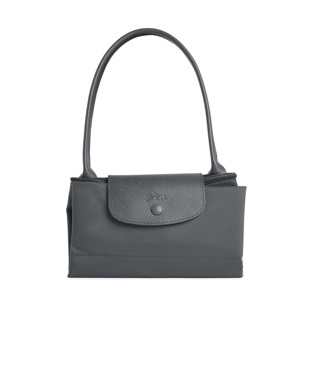 LONGCHAMP Серая синтетическая сумка тоут, фото 1