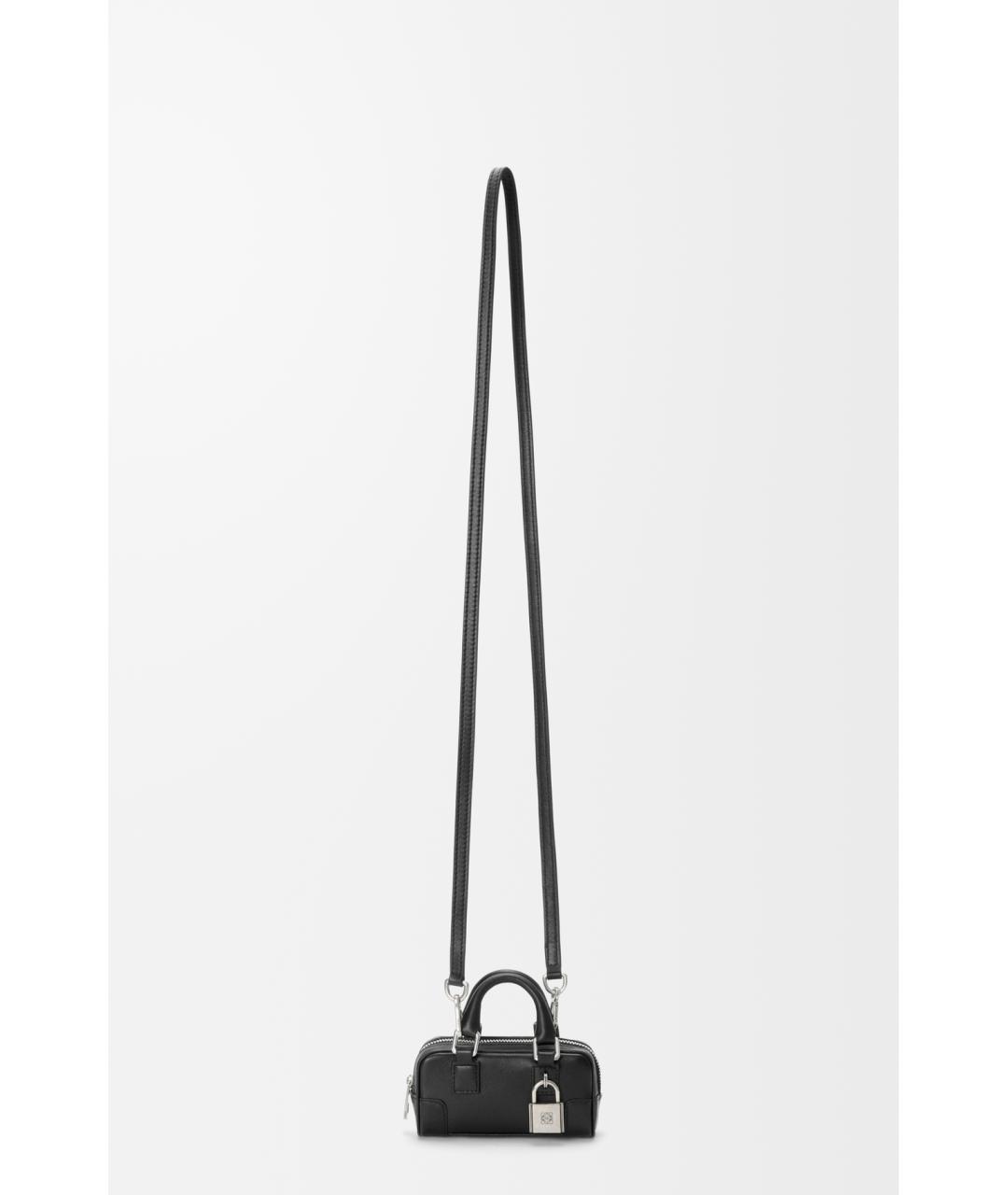 LOEWE Черная кожаная сумка через плечо, фото 3