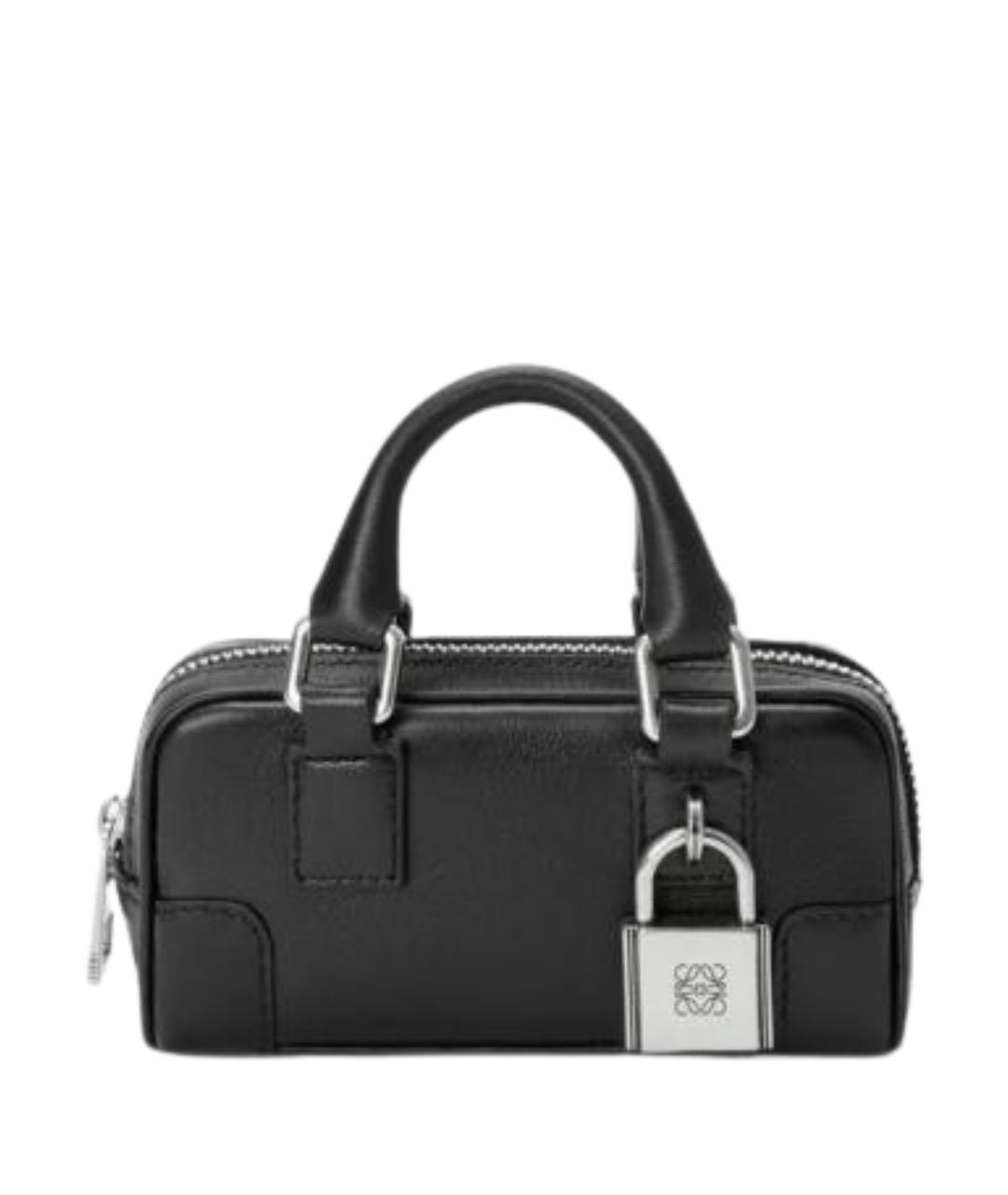 LOEWE Черная кожаная сумка через плечо, фото 1