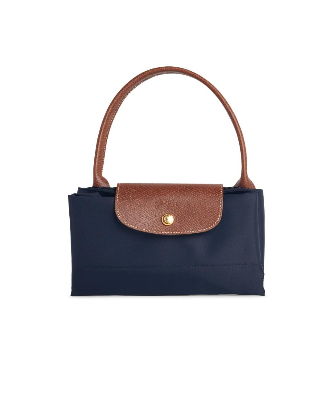 LONGCHAMP Синяя синтетическая сумка тоут, фото 1