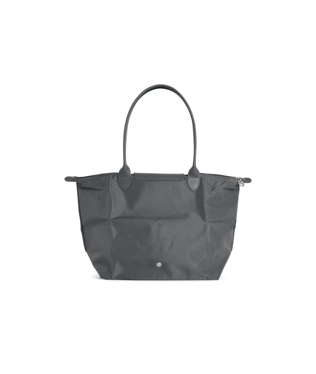 LONGCHAMP Серая синтетическая сумка тоут, фото 3