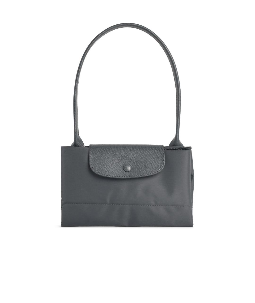 LONGCHAMP Серая синтетическая сумка тоут, фото 1