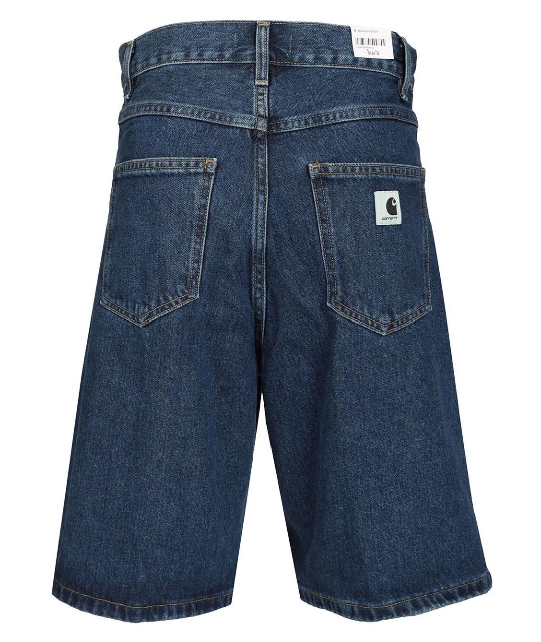 CARHARTT WIP Синие хлопковые шорты, фото 2