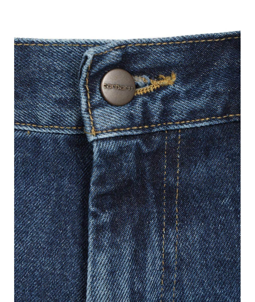 CARHARTT WIP Синие хлопковые шорты, фото 4