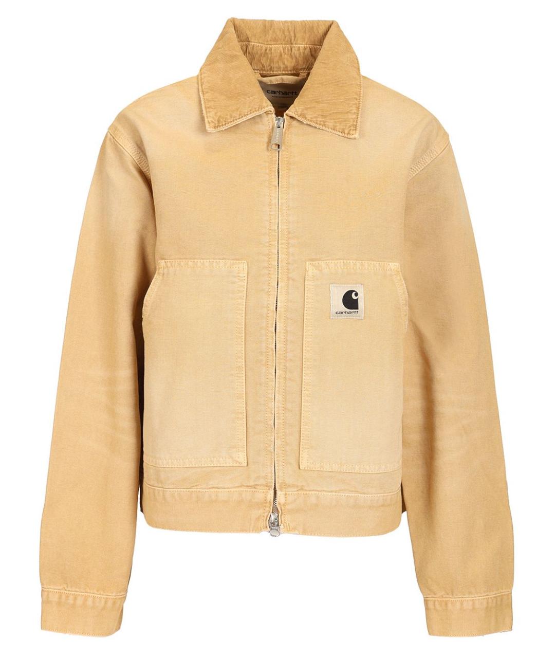 CARHARTT WIP Коричневая хлопковая куртка, фото 1