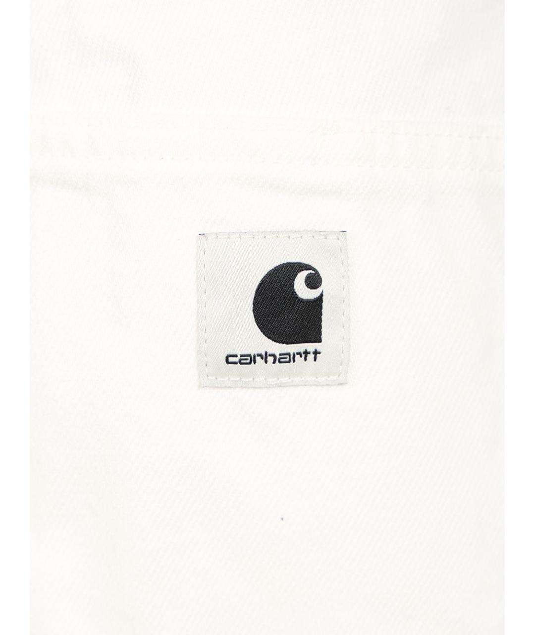 CARHARTT WIP Белые хлопковые шорты, фото 5