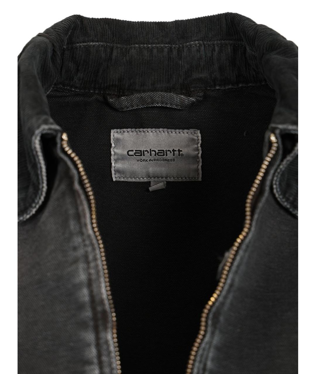 CARHARTT WIP Черная хлопковая куртка, фото 4