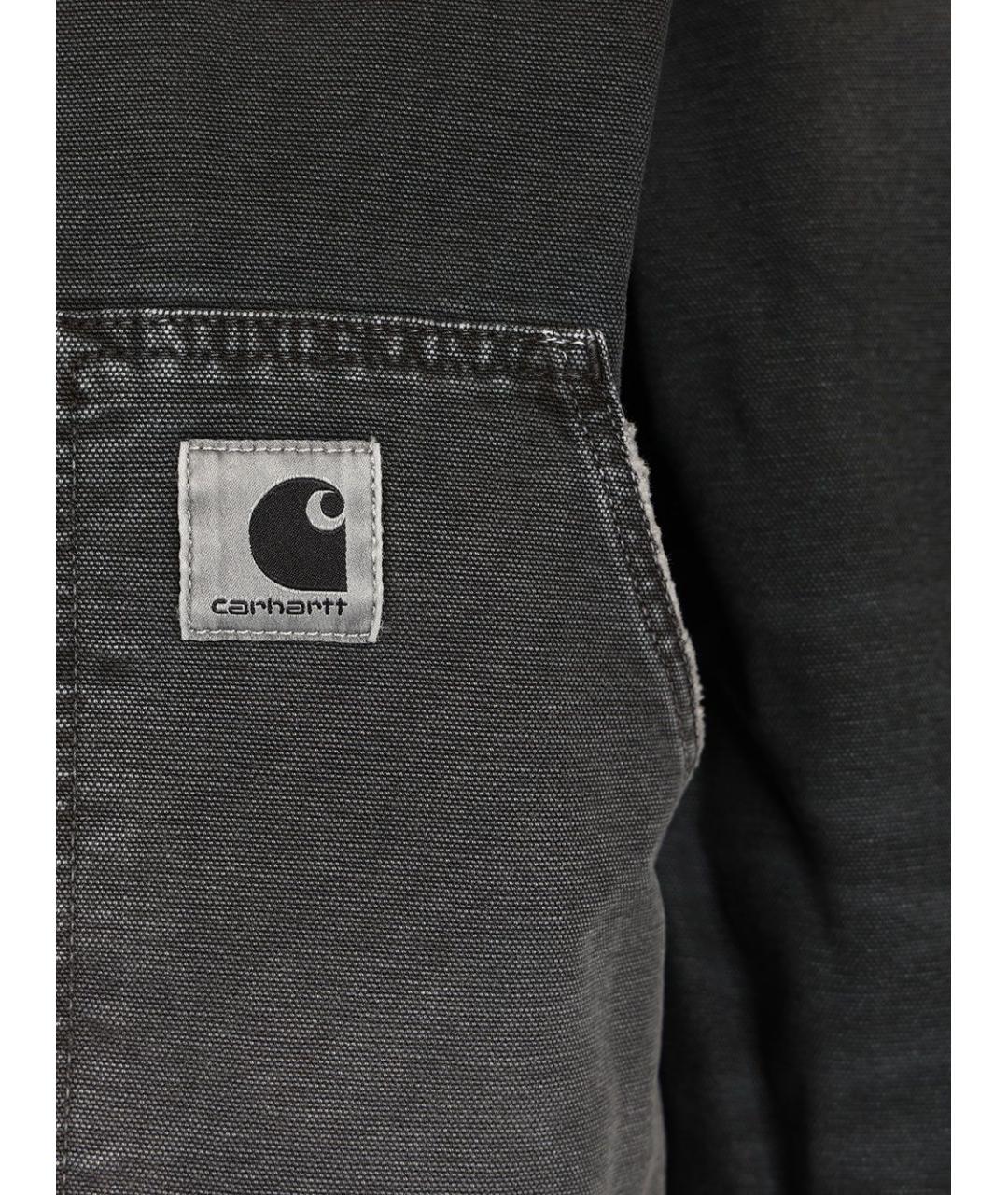 CARHARTT WIP Черная хлопковая куртка, фото 5
