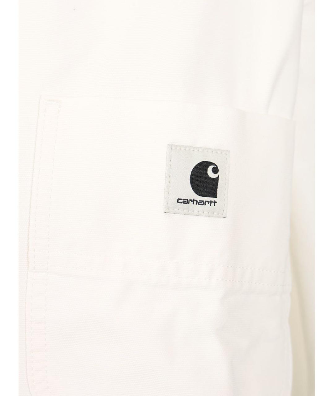 CARHARTT WIP Бежевая хлопковая рубашка, фото 5