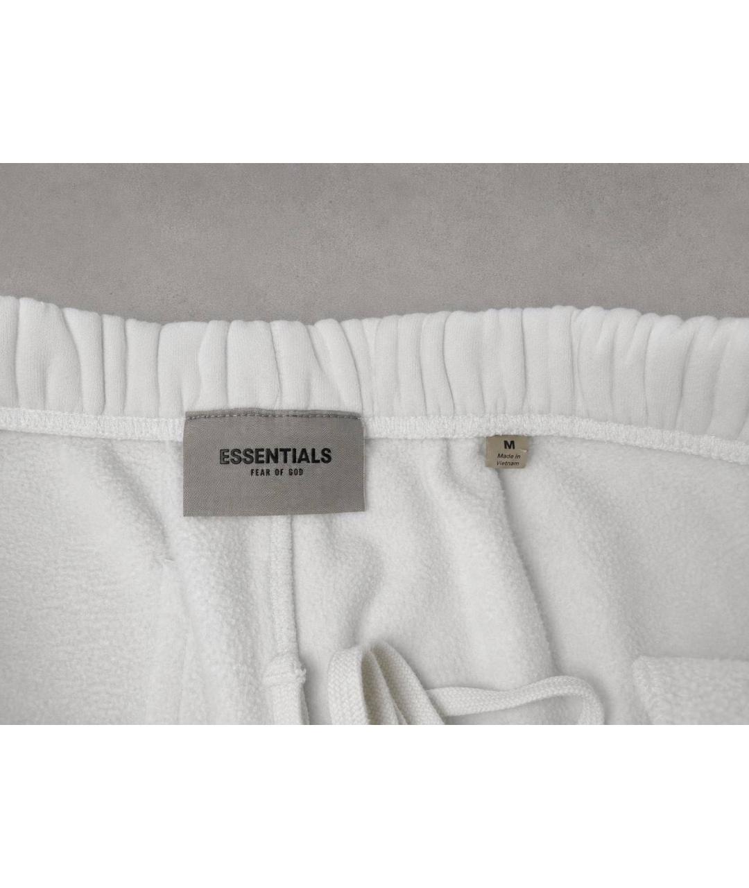 FEAR OF GOD ESSENTIALS Белые хлопковые шорты, фото 3