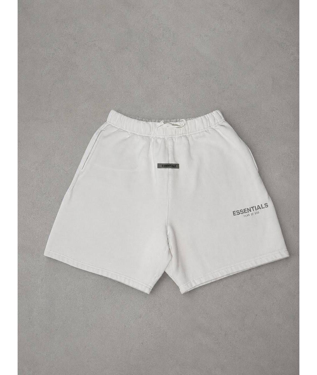 FEAR OF GOD ESSENTIALS Белые хлопковые шорты, фото 6