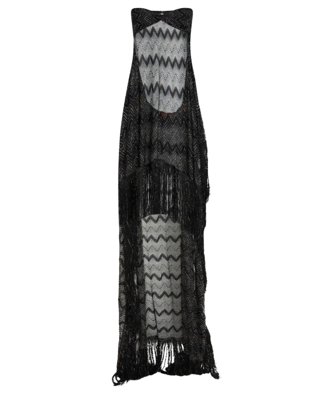 MISSONI Черное вискозное платье, фото 1