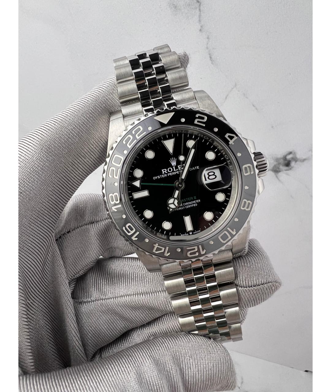 ROLEX Черные часы, фото 2