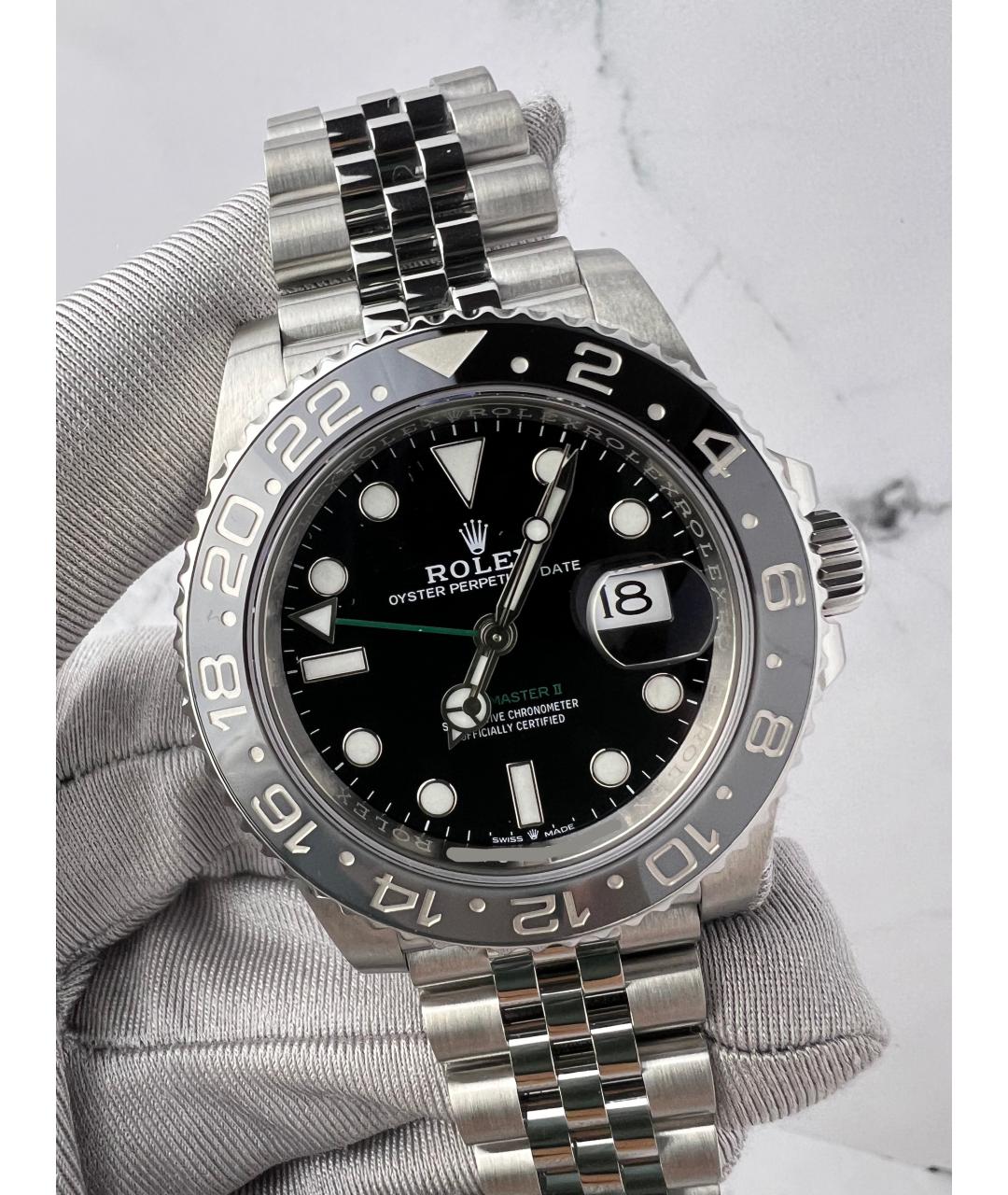 ROLEX Черные часы, фото 3