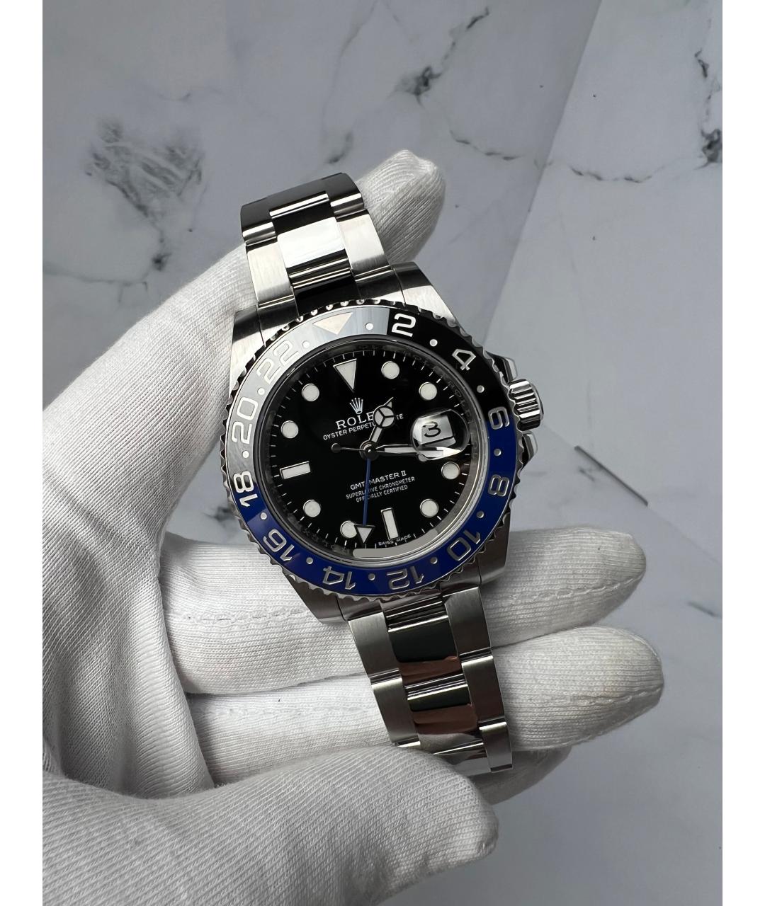 ROLEX Черные часы, фото 2