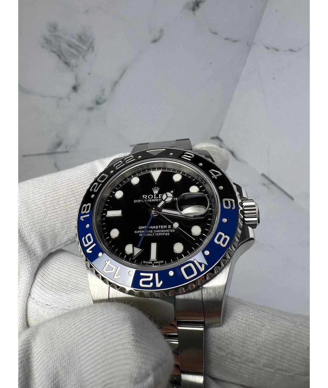 ROLEX Черные часы, фото 4