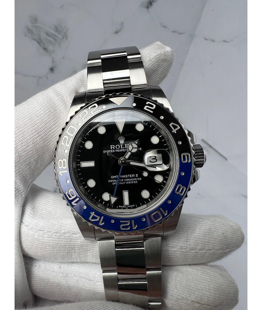 ROLEX Черные часы, фото 3