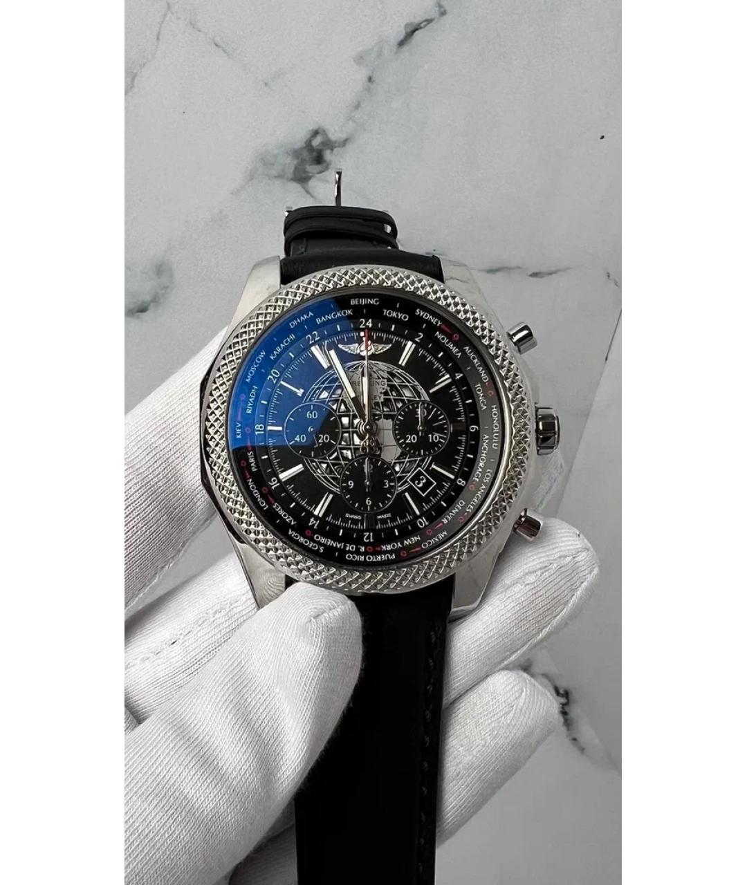BREITLING Черные стальные часы, фото 2