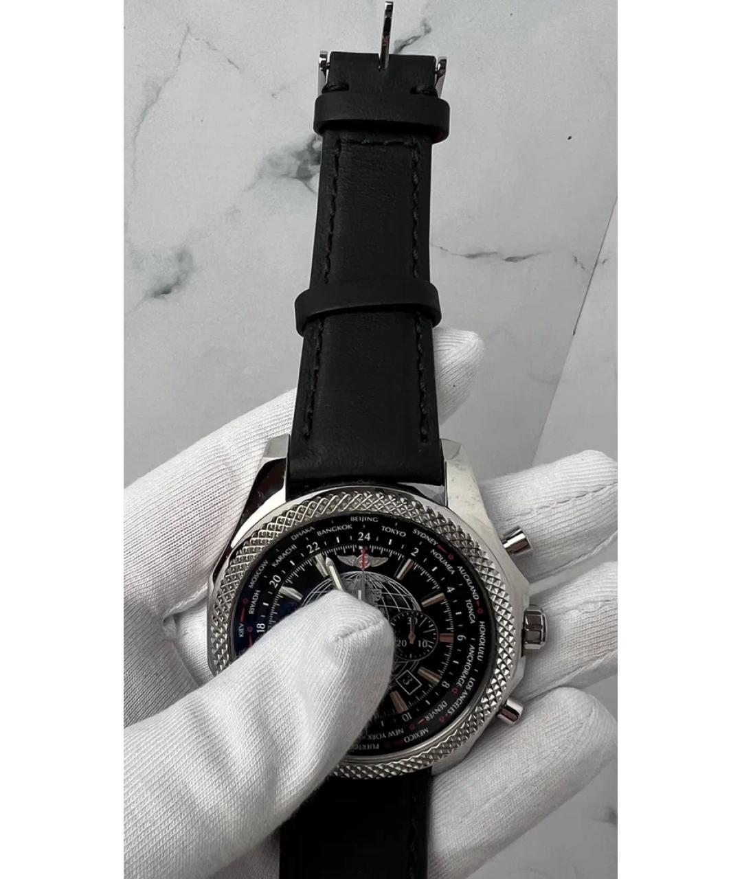 BREITLING Черные стальные часы, фото 6