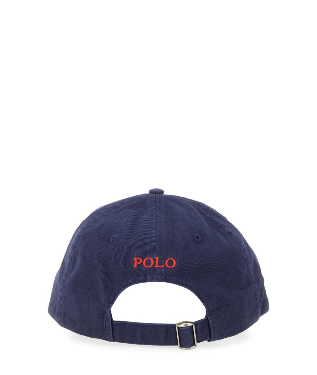 POLO RALPH LAUREN Синяя хлопковая кепка, фото 2