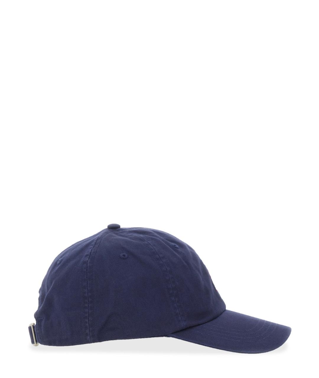 POLO RALPH LAUREN Синяя хлопковая кепка, фото 3