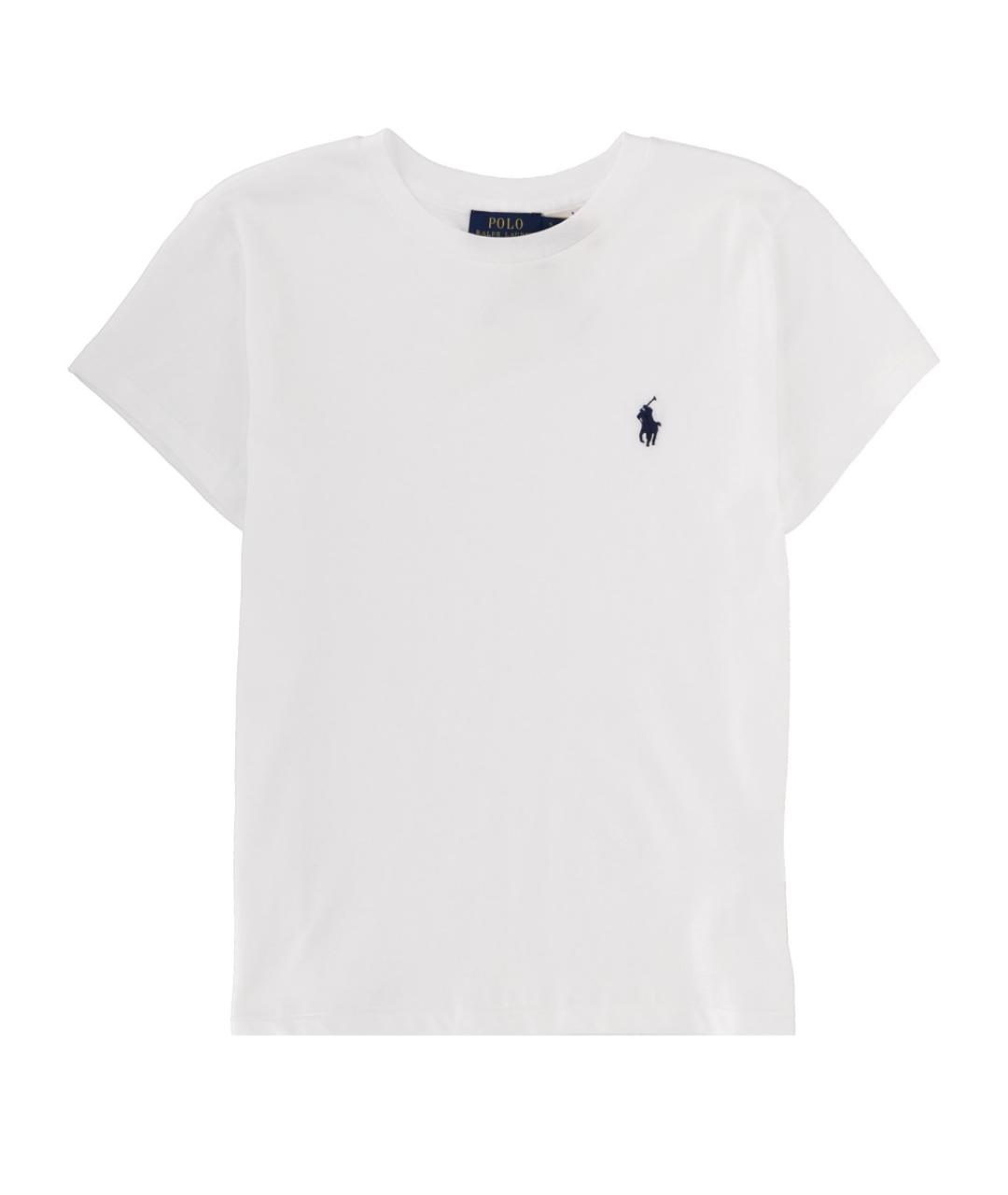 POLO RALPH LAUREN Белая хлопковая футболка, фото 1