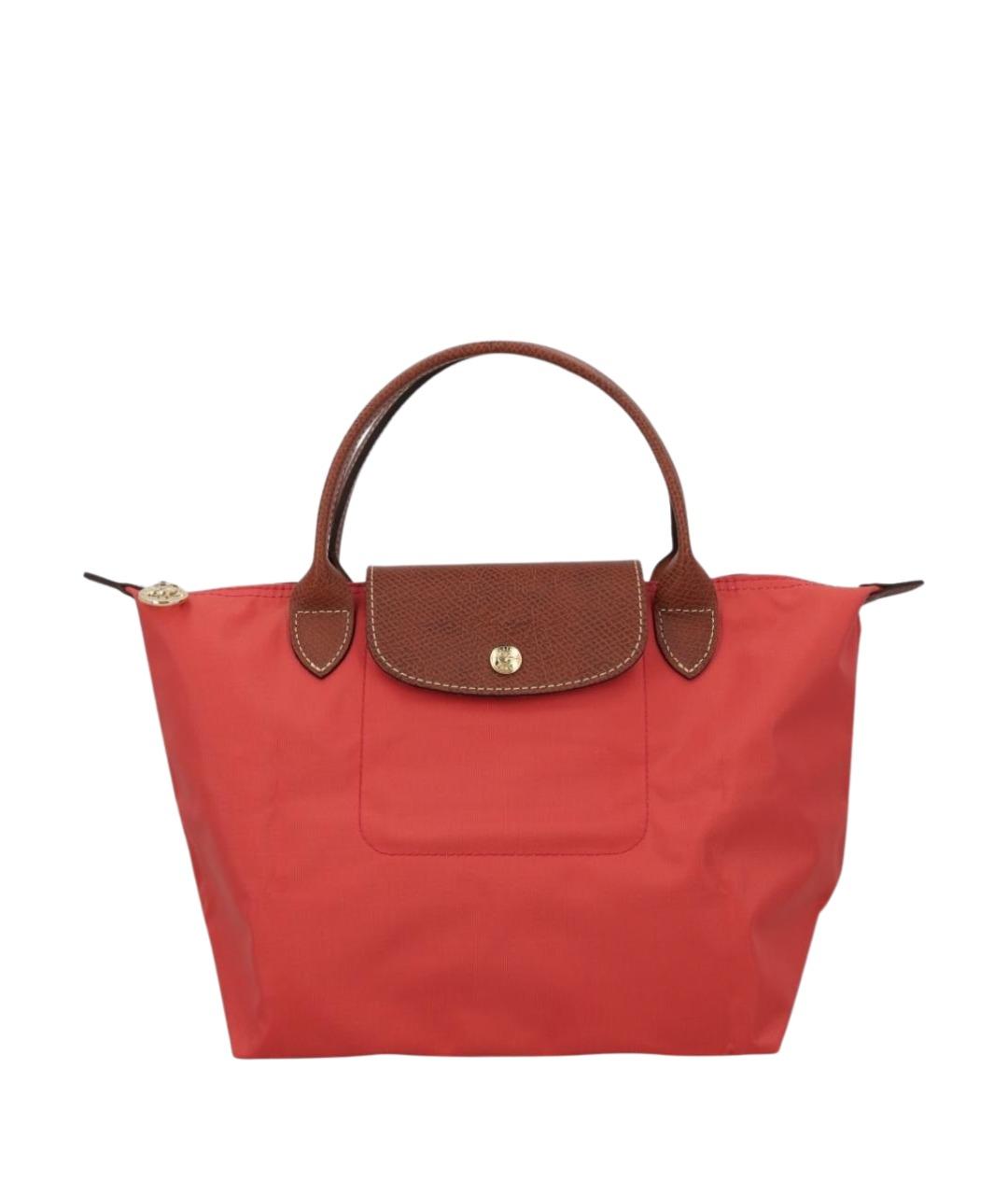 LONGCHAMP Красная синтетическая сумка тоут, фото 1
