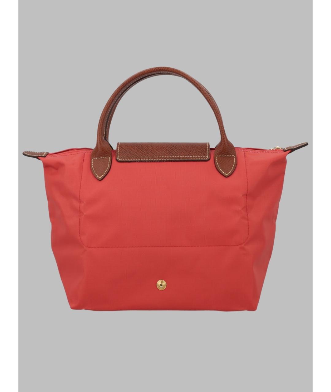 LONGCHAMP Красная синтетическая сумка тоут, фото 2