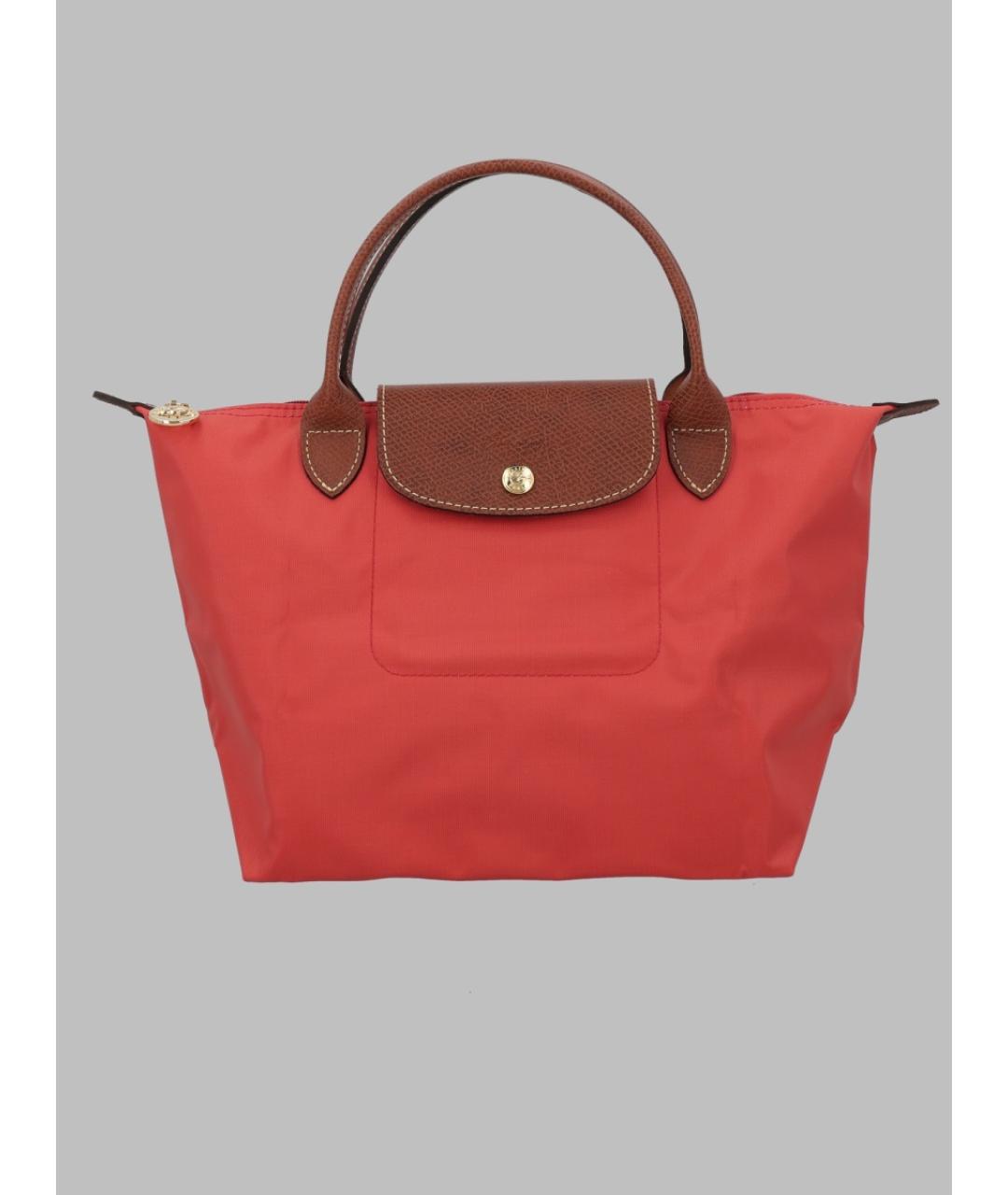 LONGCHAMP Красная синтетическая сумка тоут, фото 3