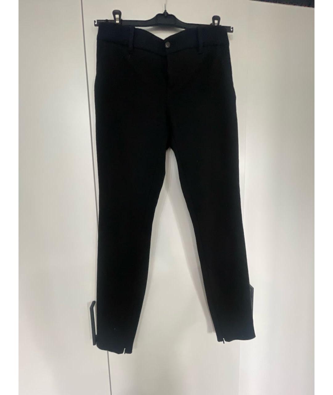 GUCCI Черные шерстяные брюки узкие, фото 7