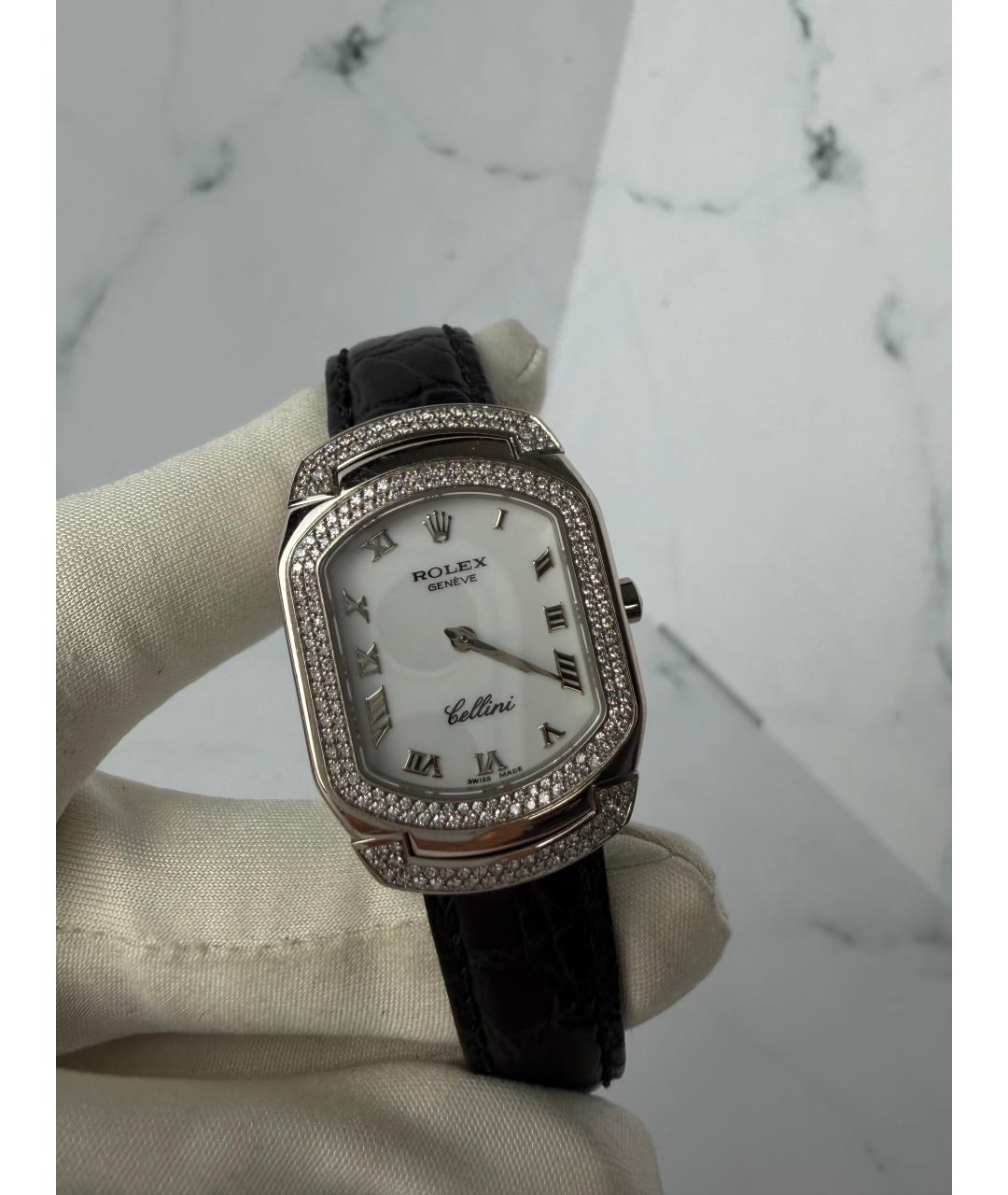 ROLEX Белые часы из белого золота, фото 2