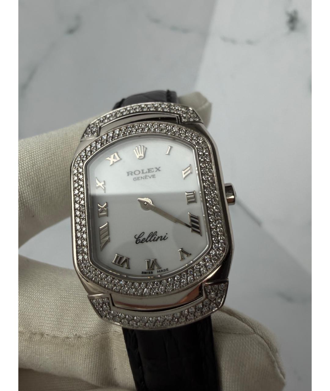 ROLEX Белые часы из белого золота, фото 3