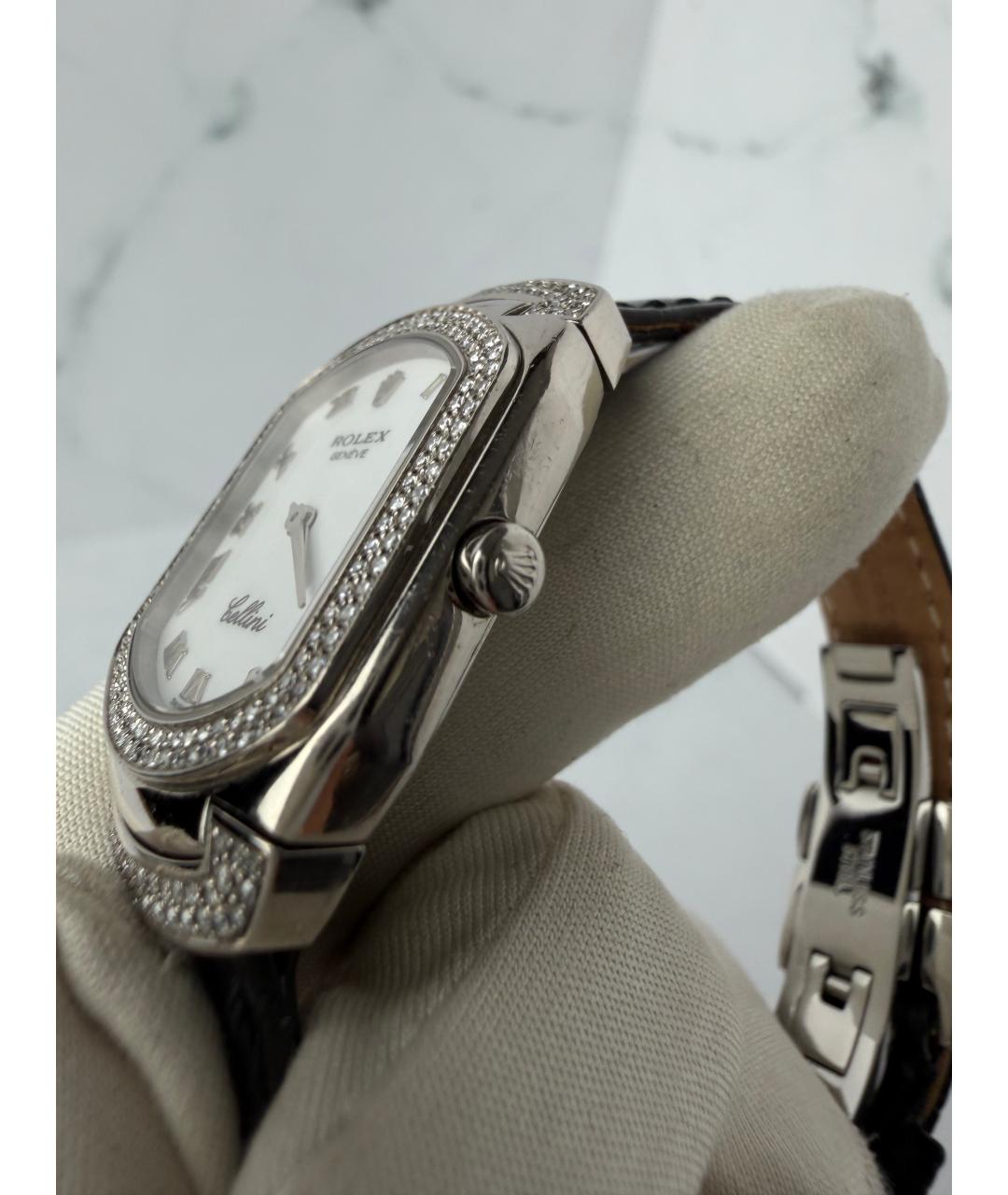 ROLEX Белые часы из белого золота, фото 4