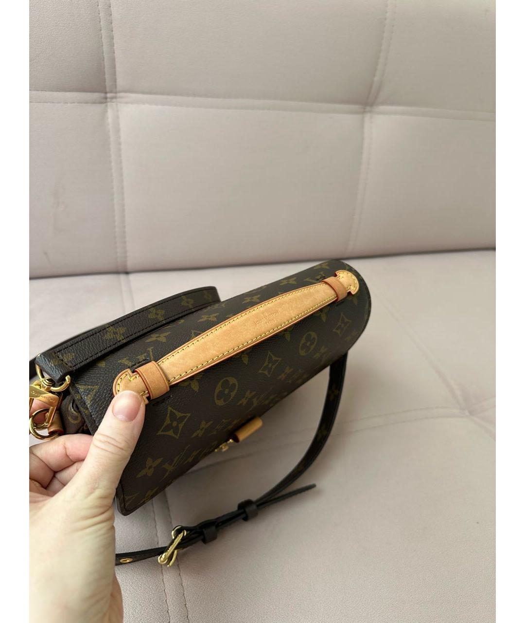 LOUIS VUITTON Коричневая сумка через плечо, фото 3